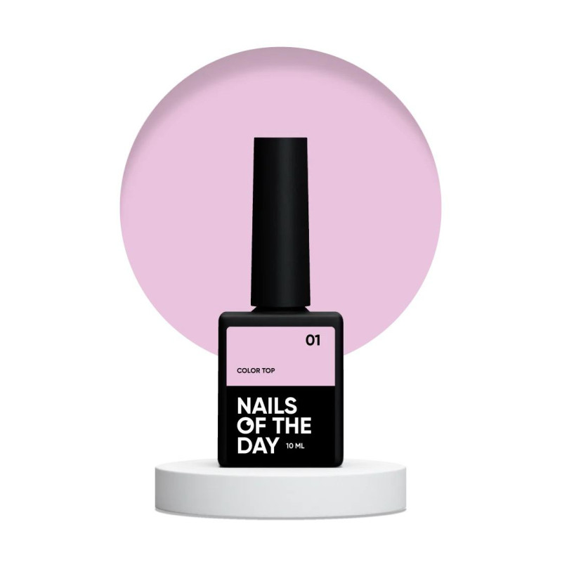 01 COLOR TOP - Cover Top Coat (No Wipe) 10ml NAILS OF THE DAY-Online-Shop-Double Beauty Shop