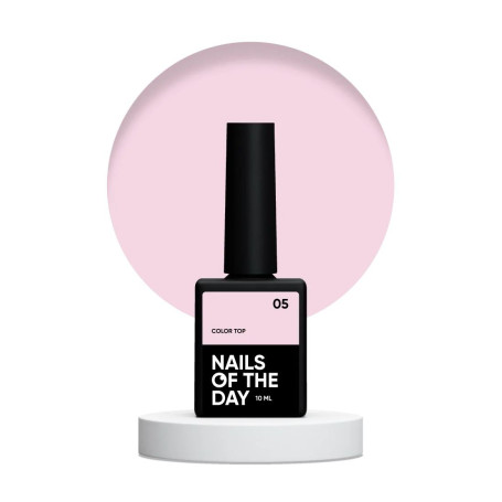 05 COLOR TOP - Cover Top Coat (No Wipe) 10ml NAILS OF THE DAY