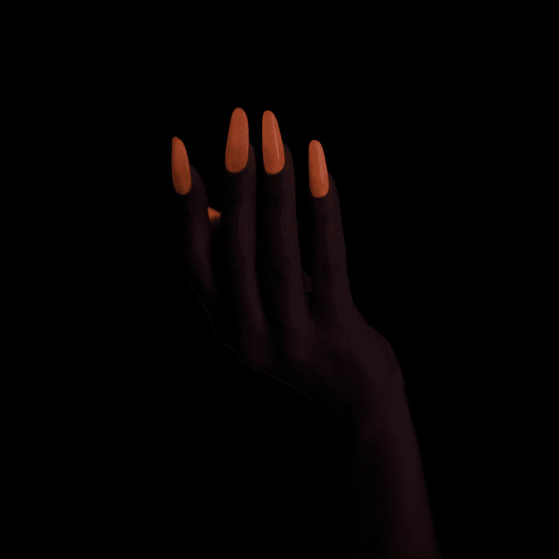 Beach Peach - UV Nagellack GLOW IN THE DARK ohne Hema 8ml MAKEAR-UV NAGELLACKE-Double Beauty Shop