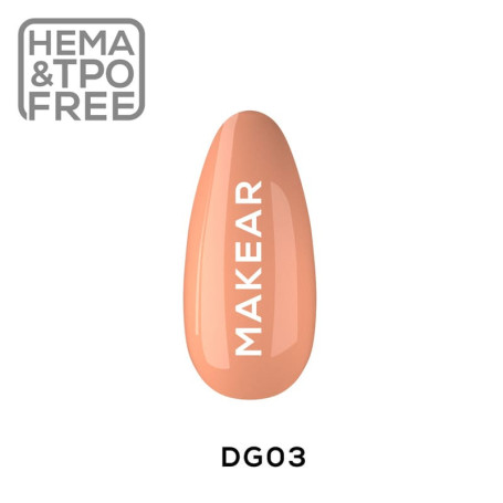French Orange - UV Nagellack GLOW IN THE DARK ohne Hema 8ml MAKEAR