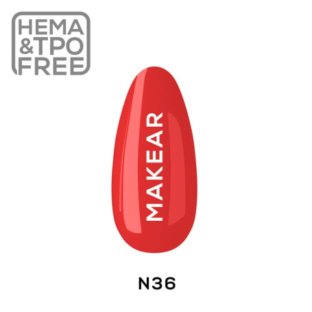 36 Neon - UV Nagellack ohne Hema 8ml MAKEAR