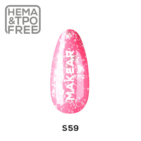 S59 Neon - UV Nagellack ohne Hema 8ml MAKEAR