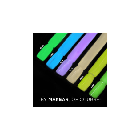 Dubaj Sands - UV Nagellack Cat Eye GLOW IN THE DARK ohne Hema 8ml MAKEAR