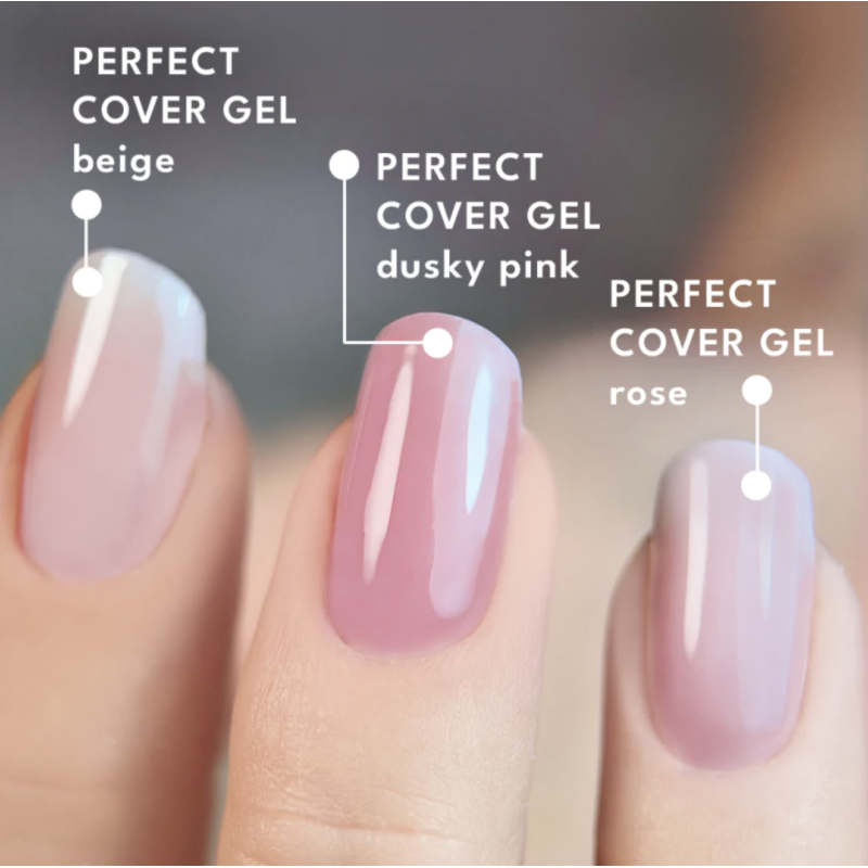 ROSE - Perfect Cover Gel 50ml ECLAIR-MODELLAGE GELE EINPHASEN-SYSTEM-Double Beauty Shop