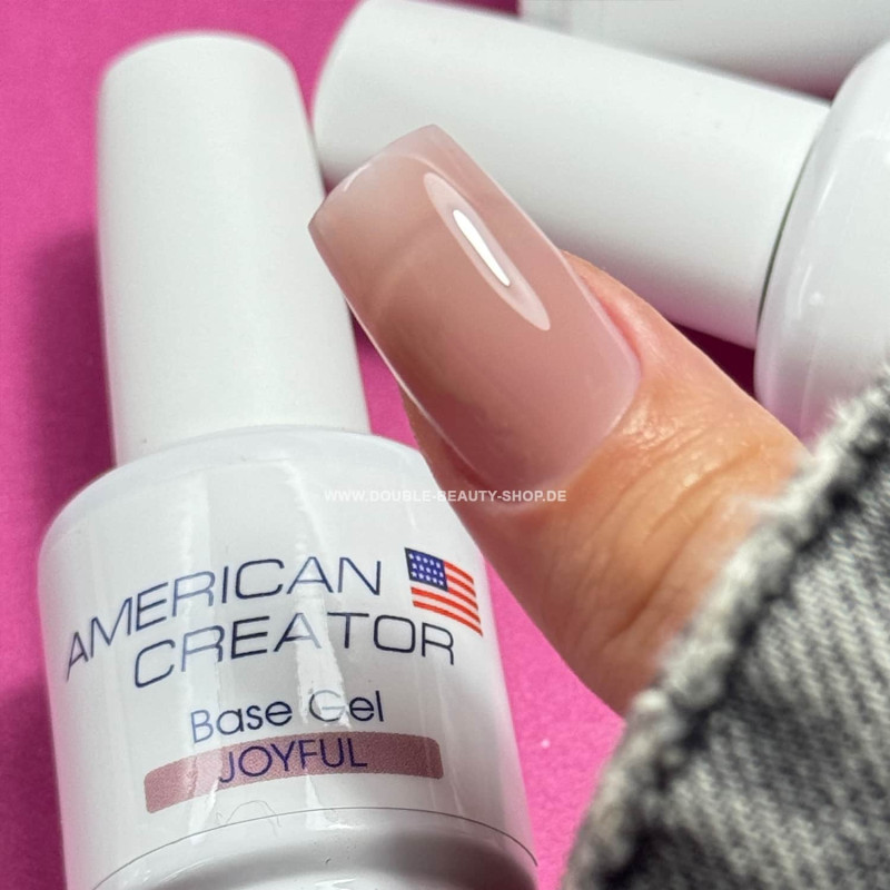 Joyful - Base Gel (Cover Base) 15ml AMERICAN CREATOR-AMERICAN CREATOR-Double Beauty Shop