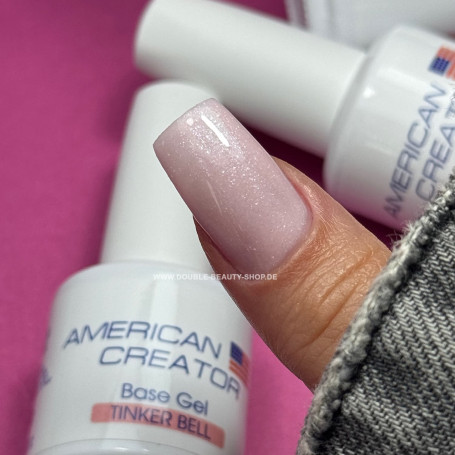 Tinker Bell - Base Gel (Cover Base) 15ml AMERICAN CREATOR