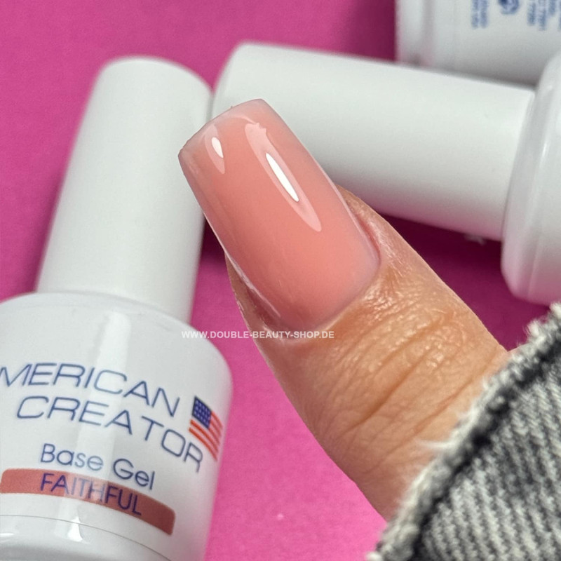 Faithful - Base Gel (Cover Base) 15ml AMERICAN CREATOR-AMERICAN CREATOR-Double Beauty Shop