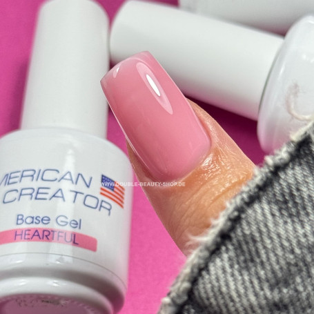 Heartful - Base Gel (Cover Base) 15ml AMERICAN CREATOR