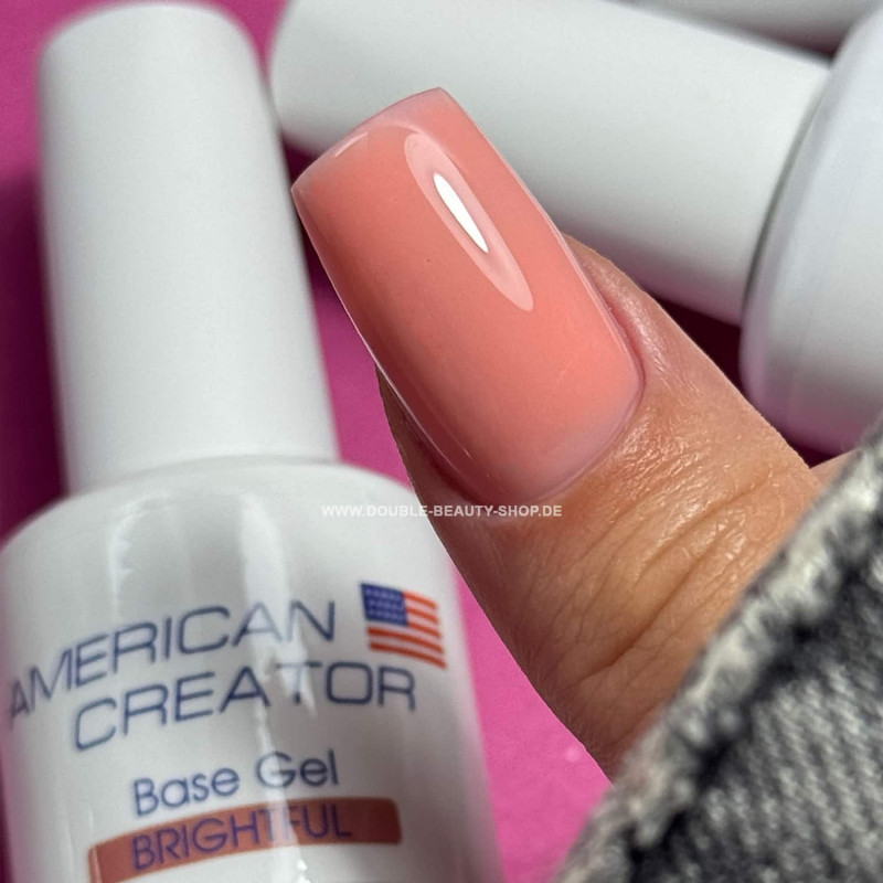 Brightful - Base Gel (Cover Base) 15ml AMERICAN CREATOR-AMERICAN CREATOR-Double Beauty Shop