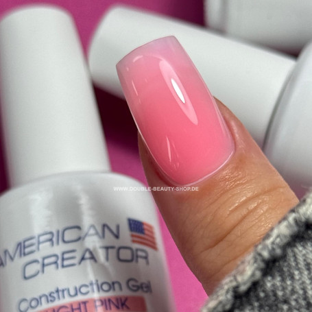 Light Pink - Construction Gel 15ml AMERICAN CREATOR