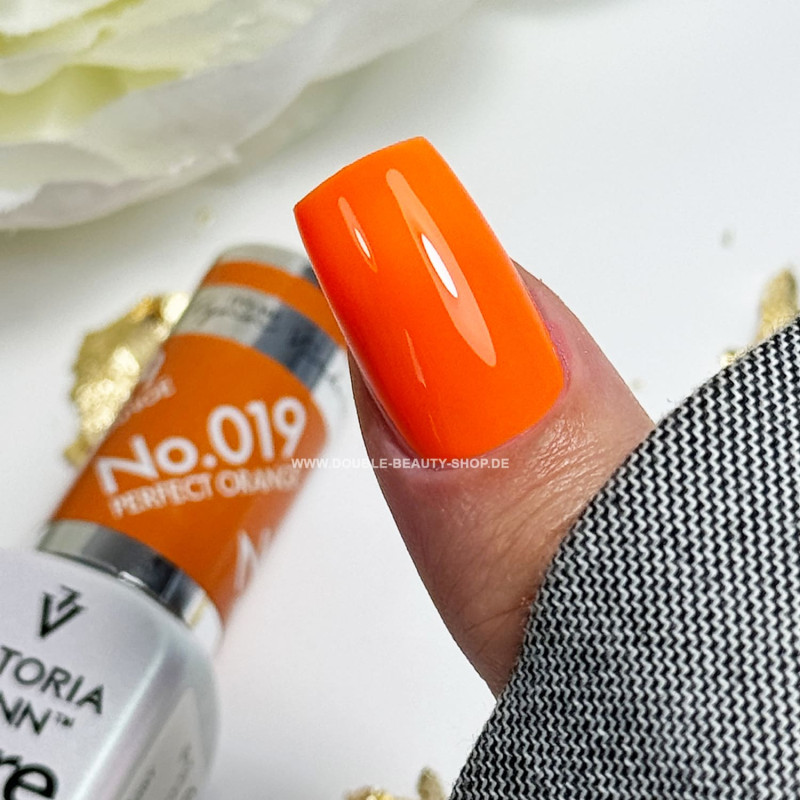 019 Perfect Orange — Gel polish Pure Creamy 8ml VICTORIA VYNN-Online-Shop-Double Beauty Shop