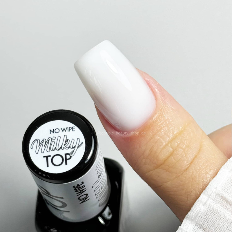 MILKY — Top Coat (no wipe) 8ml VICTORIA VYNN-Top-Double Beauty Shop