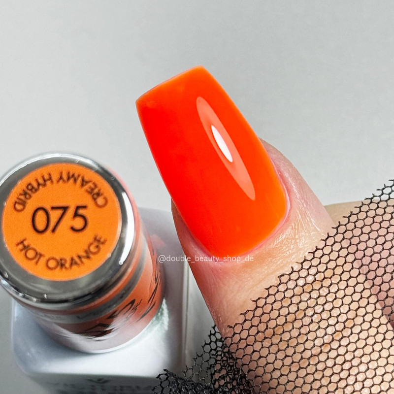 075 Hot Orange — Gel polish Pure Creamy 8ml VICTORIA VYNN-Online-Shop-Double Beauty Shop