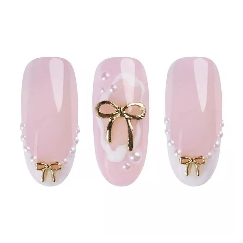 Gold Bows 3D - Nail Art Set Neonail-Online-Shop-Double Beauty Shop