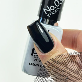 036 Jet Black — Gel polish Pure Creamy 8ml VICTORIA VYNN 2