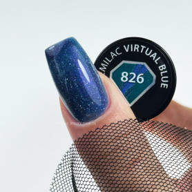 826 Virtual Blue - UV Nagellack 7ml Semilac 2