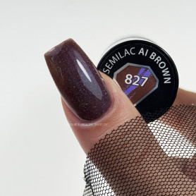 827 AI Brown - UV Nagellack 7ml Semilac 2