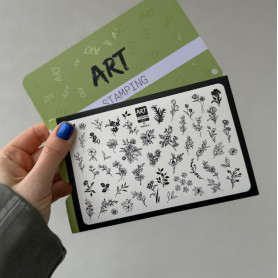0009 by Vakula Matte stamping schablone + design blatt... 2