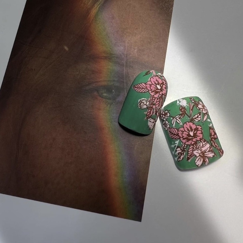 0009 by Vakula Matte stamping schablone + design blatt ART STAMPING-ALLE SCHABLONEN-Double Beauty Shop