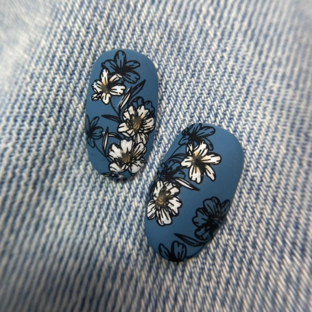 0009 by Vakula Matte stamping schablone + design blatt ART STAMPING