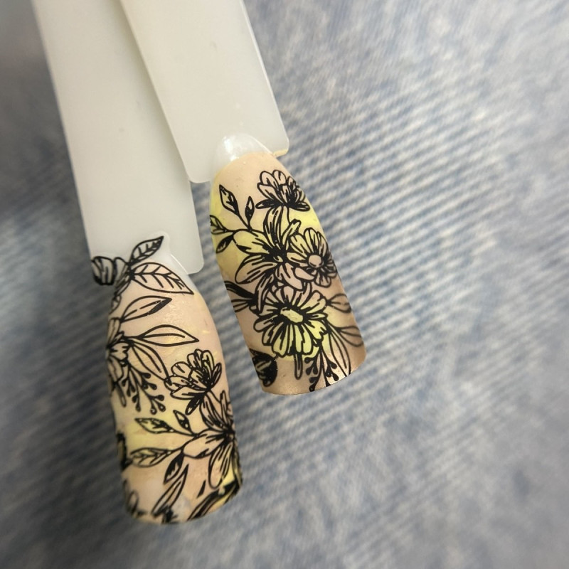 0009 by Vakula Matte stamping schablone + design blatt ART STAMPING-ALLE SCHABLONEN-Double Beauty Shop