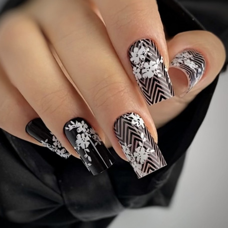 0009 by Vakula Matte stamping schablone + design blatt ART STAMPING