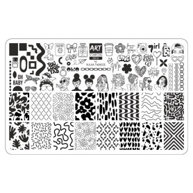 0010 Vakula by Tabidze Matte stamping schablone + design...