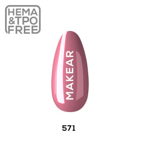 571 - UV Nagellack ohne Hema  8ml MAKEAR 2