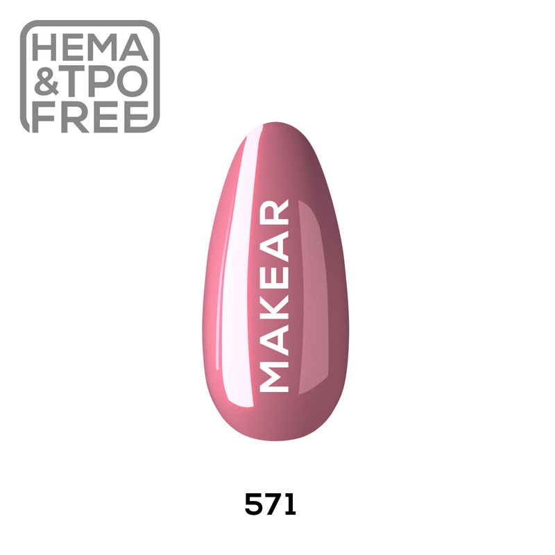 571 - UV Nagellack ohne Hema  8ml MAKEAR-UV NAGELLACKE-Double Beauty Shop