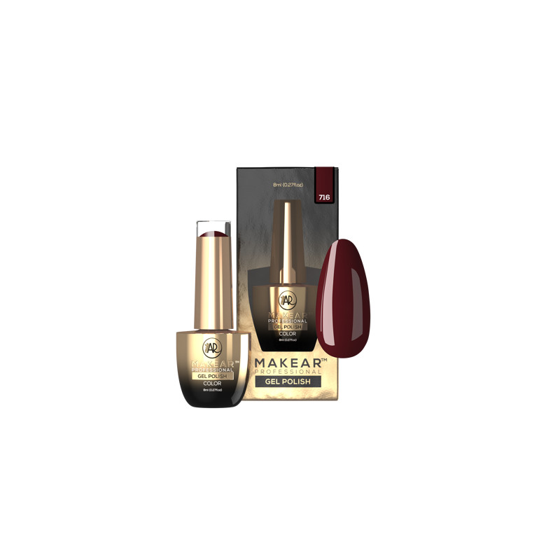 716 - UV Nagellack ohne Hema  8ml MAKEAR-UV NAGELLACKE-Double Beauty Shop