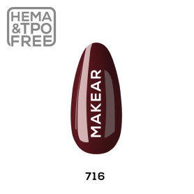 716 - UV Nagellack ohne Hema  8ml MAKEAR 2