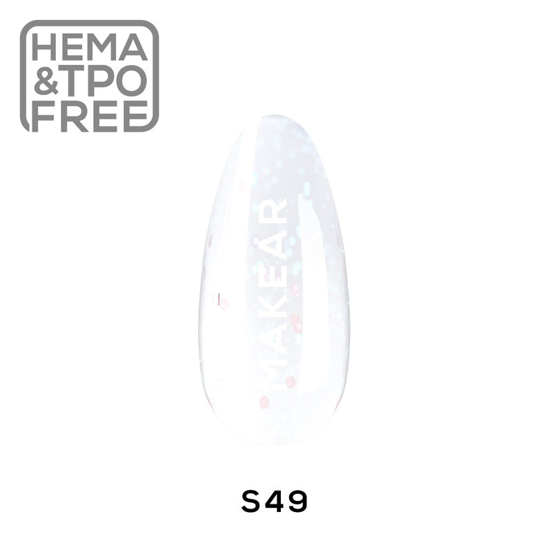 Diamond 49 - UV Nagellack ohne Hema 8ml MAKEAR-UV NAGELLACKE-Double Beauty Shop