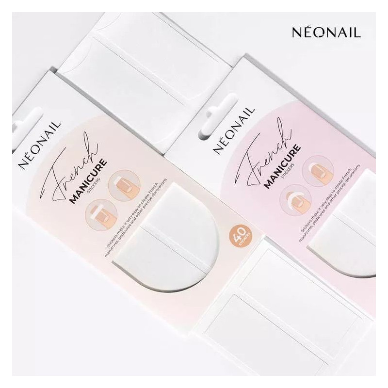 02 French Manicure Stickers (für French) 40st Neonail-SLIDERS/WRAPS-Double Beauty Shop
