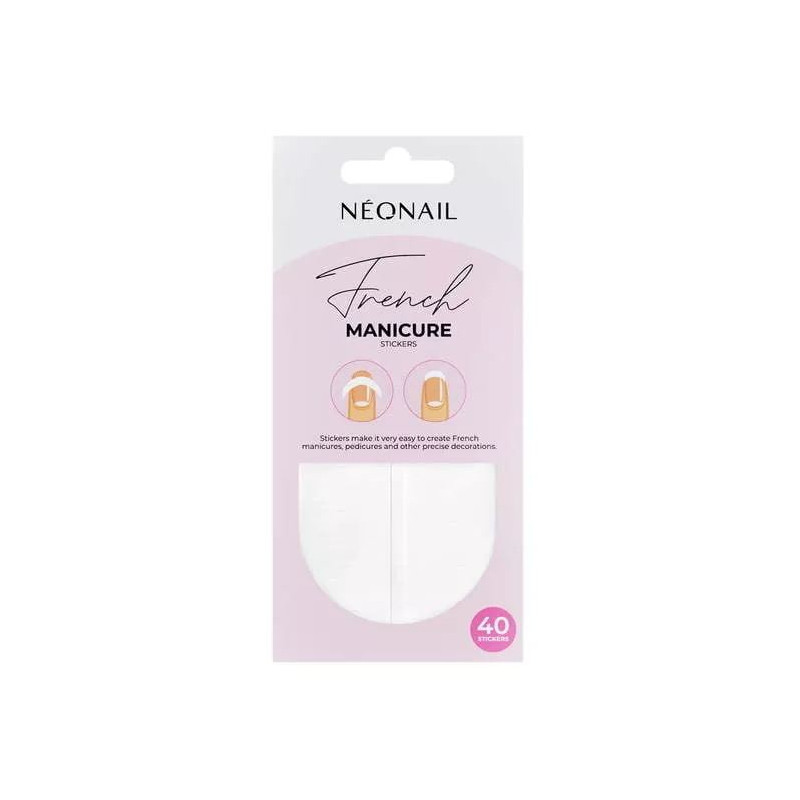 01 French Manicure Stickers (für French) 40st. Neonail-SLIDERS/WRAPS-Double Beauty Shop