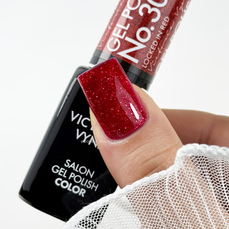 301 Locked in Red Gel polish 8ml VICTORIA VYNN