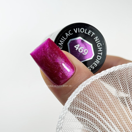 469 Violet Nightdress - UV Nagellack Cat Eye 7ml Semilac
