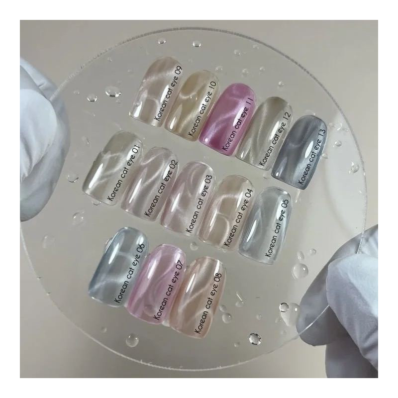 12 KOREAN CAT EYE - GEL POLISH 10ml NAILS OF THE DAY-Online-Shop-Double Beauty Shop