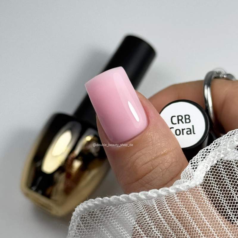 Coral - Color Rubber Base ohne Hema 8ml MAKEAR-MAKEAR-Double Beauty Shop