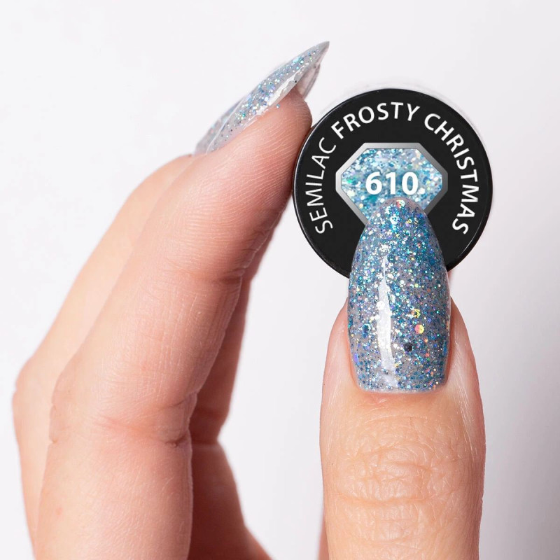 610 Frosty Christmas - UV Nagellack 7ml Semilac-Alle Farben SEMILAC-Double Beauty Shop