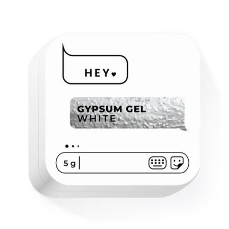 WHITE - Gypsum Gel 5g HEYLOVE