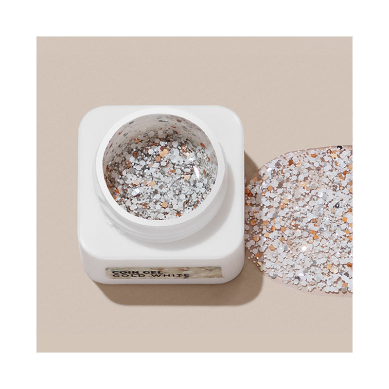 GOLD WHITE - Coin Gel 5g HEYLOVE