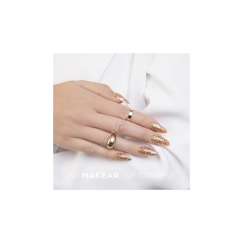 63 Gold Star - UV Nagellack ohne Hema 8ml MAKEAR-UV NAGELLACKE-Double Beauty Shop