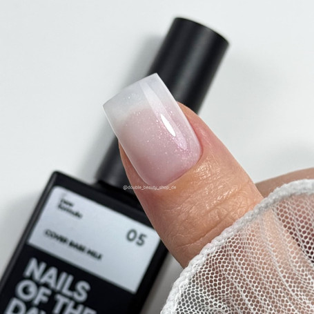05 MILK Rose Shimmer - Cover Base Coat 10ml NAILS OF THE DAY