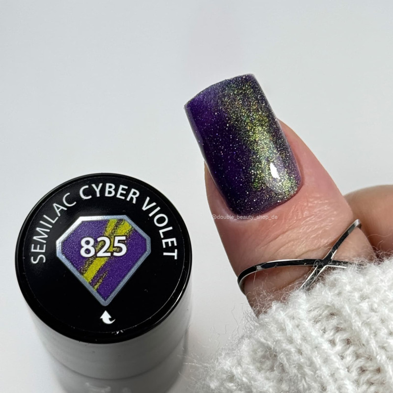 825 Cyber Violet - UV Nagellack 7ml Semilac-Alle Farben SEMILAC-Double Beauty Shop