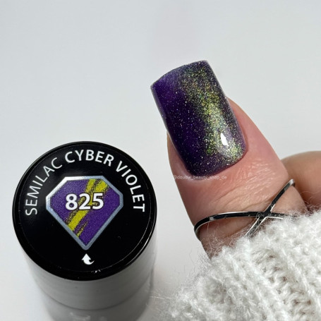 825 Cyber Violet - UV Nagellack 7ml Semilac