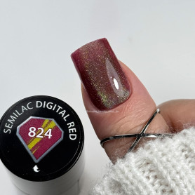 824 Digital Red - UV Nagellack 7ml Semilac