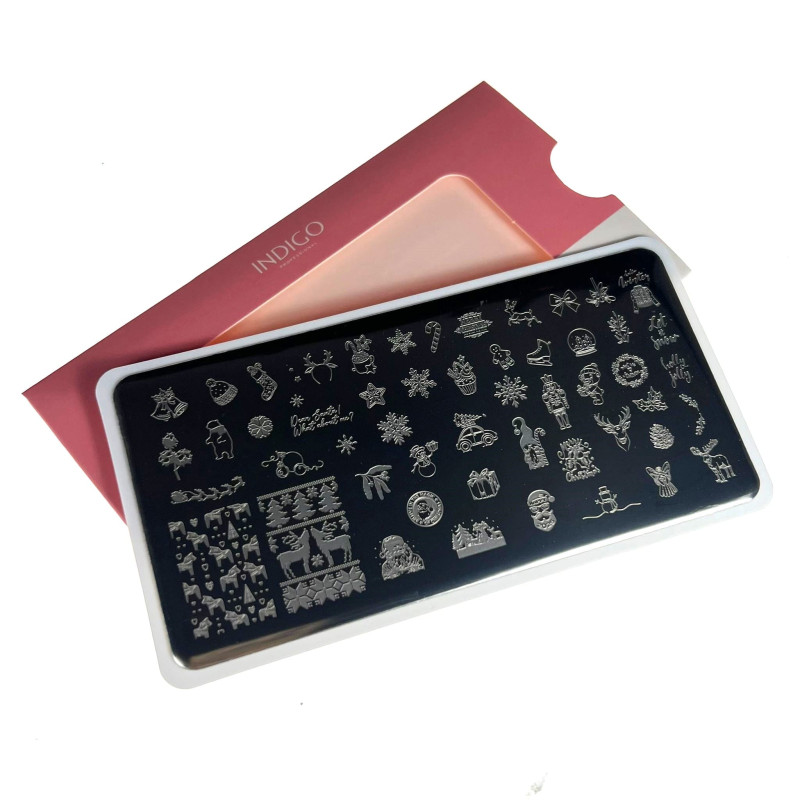 Christmas 01 Stamping Schablone-ALLE SCHABLONEN-Double Beauty Shop