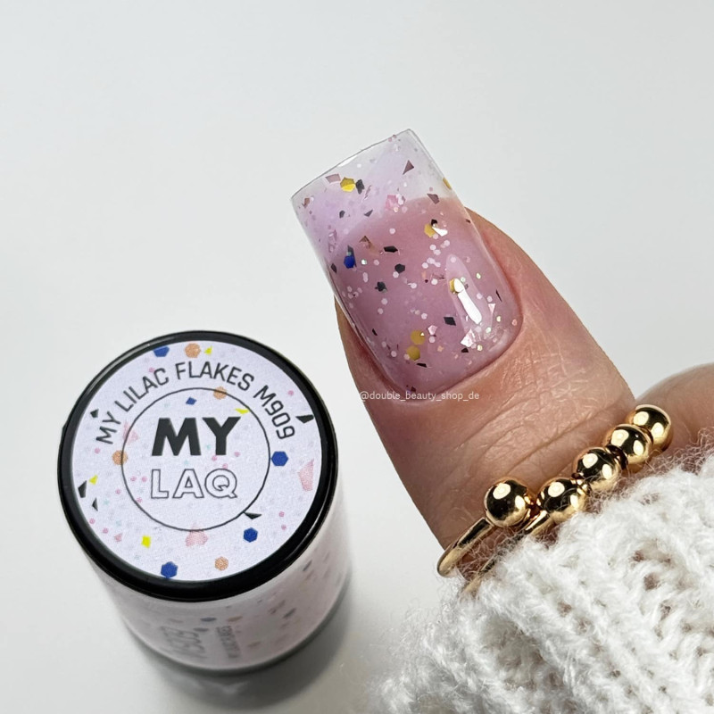 MY LILAC FLAKES - UV Nagellack 5 ml MYLAQ-UV NAGELLACKE-Double Beauty Shop