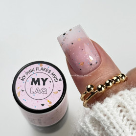 MY PINK FLAKES - UV Nagellack 5 ml MYLAQ 2