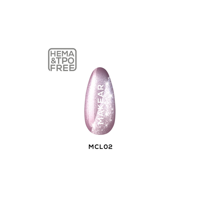 02 Moonlight Cat Eye - UV Nagellack Glow in the Dark ohne Hema 8ml MAKEAR-UV NAGELLACKE-Double Beauty Shop